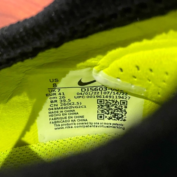 Nike Zoom Mercurial Vapor 15 Pro FG MEN’S US Size 8 Soccer Cleats - Picture 8 of 10